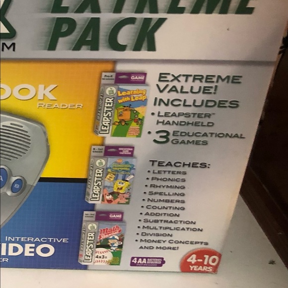(BRAND NEW) Leapfrog Leapster Multimedia Learning Game System w Games (SEALED) - Picture 5 of 5